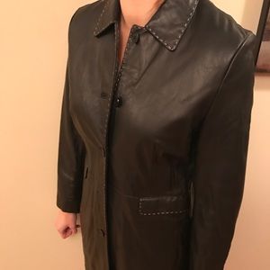 KENNETH COLE GENUINE LEATHER JACKET NWOT